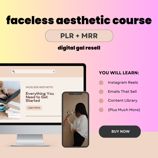 faceless aesthetic course